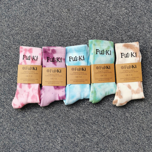 Ful:Ki Activewear Tie Dye Socks